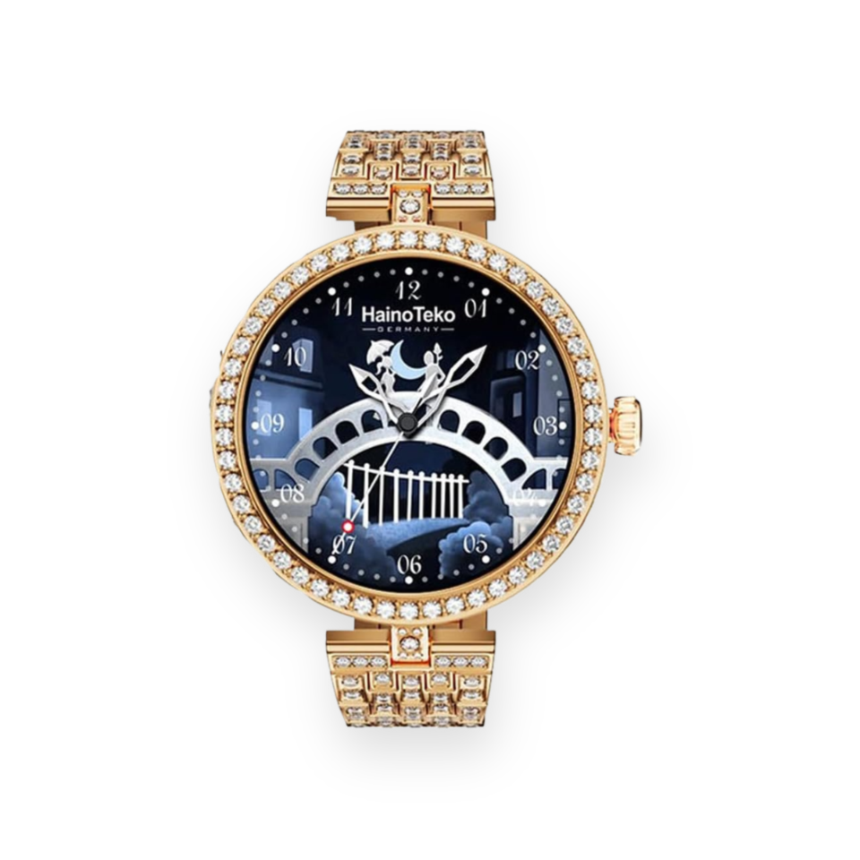 Haino Teko RW-51 • Women’s Smartwatch (AMOLED Display, Stone Strap)